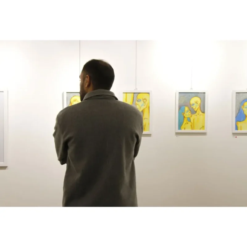 مروری بر نمایشگاه 'آیینه روح' نقاشیهای رقیه شیخاین نمایشگاه تا چهارشنبه ۱ اسفندماه از ساعت ۵ تا (2)