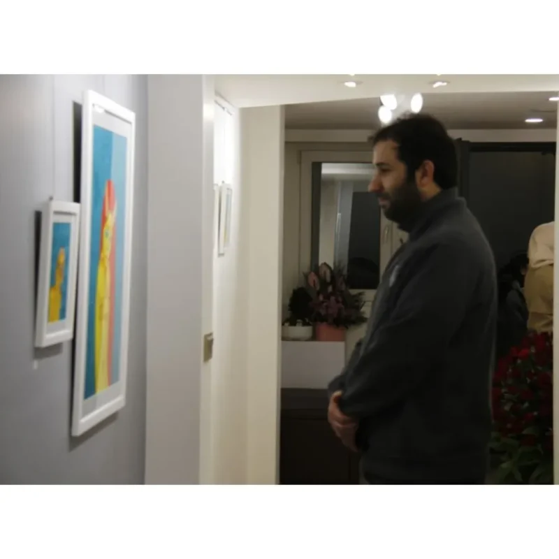 مروری بر نمایشگاه 'آیینه روح' نقاشیهای رقیه شیخاین نمایشگاه تا چهارشنبه ۱ اسفندماه از ساعت ۵ تا (3)