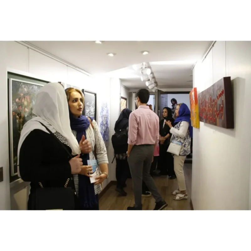 گذری بر نمایشگاه گروهی ' خط مهربانی ۳ ' با تشکر از حضور اساتید ،هنرمندان و علاقمندان به هنر خوش (2)