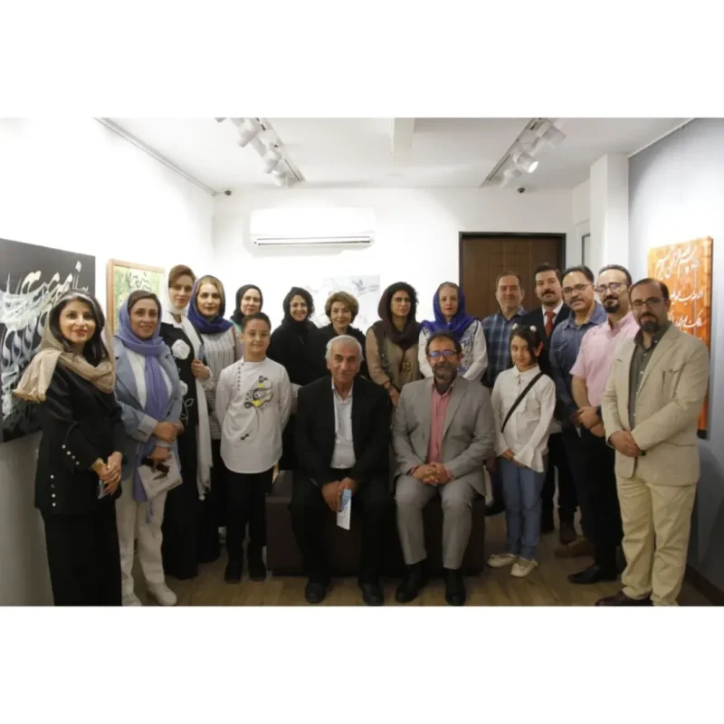 گذری بر نمایشگاه گروهی ' خط مهربانی ۳ ' با تشکر از حضور اساتید ،هنرمندان و علاقمندان به هنر خوش